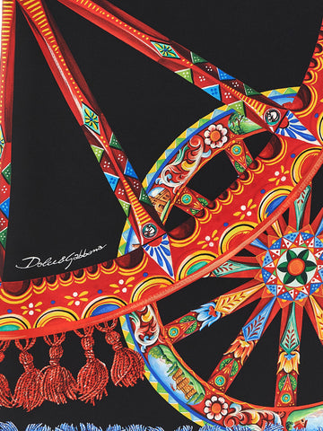 Multicolor Silk Scarf