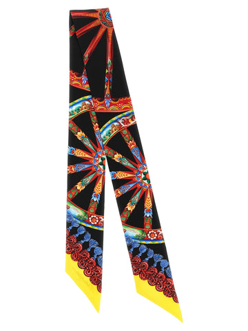 Multicolor Silk Foulard