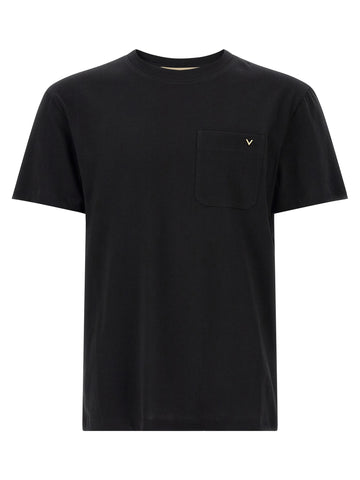 Black Cotton T-Shirt
