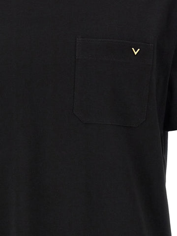 Black Cotton T-Shirt