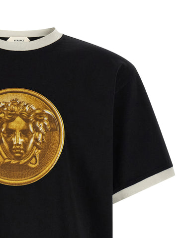 Black Cotton T-Shirt