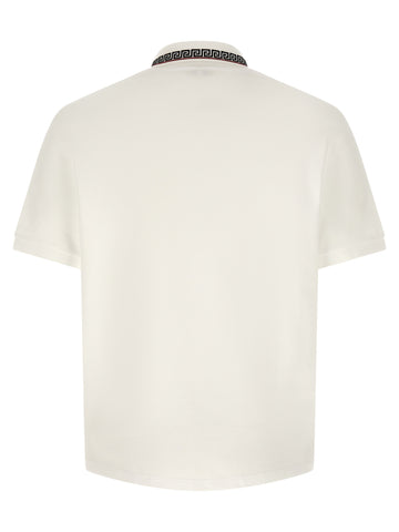 White Cotton Polo Shirt