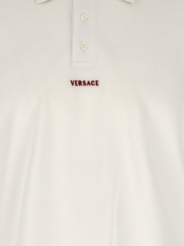 White Cotton Polo Shirt