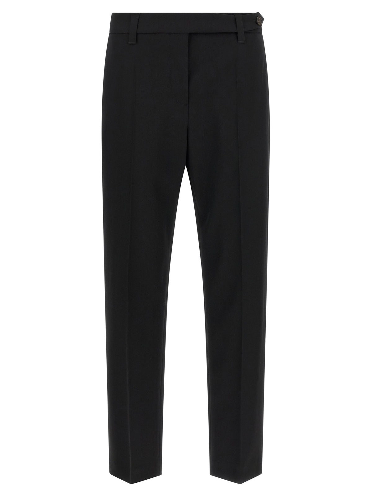 Black Virgin Wool Dress Pants