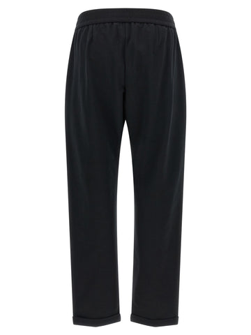 Black Cotton Joggers (Workout Pants)