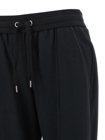 Black Cotton Joggers (Workout Pants)