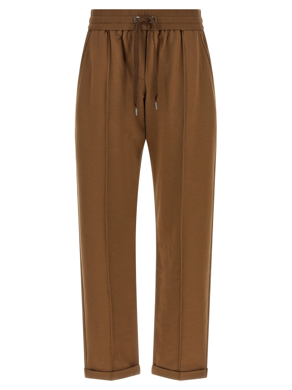 Brown Cotton Joggers (Workout Pants)