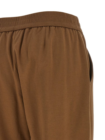 Brown Cotton Joggers (Workout Pants)
