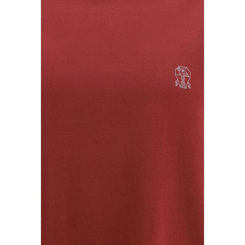 Bordeaux Cotton T-Shirt