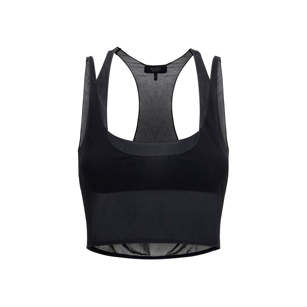 Black Viscose Blouse