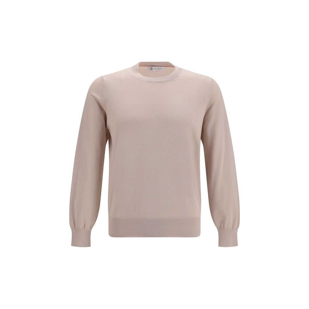 Beige Cotton Sweatshirt