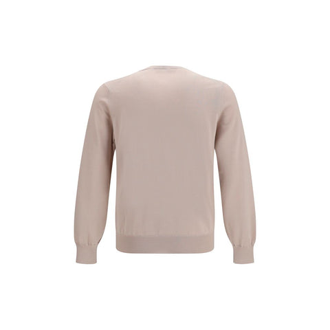 Beige Cotton Sweatshirt
