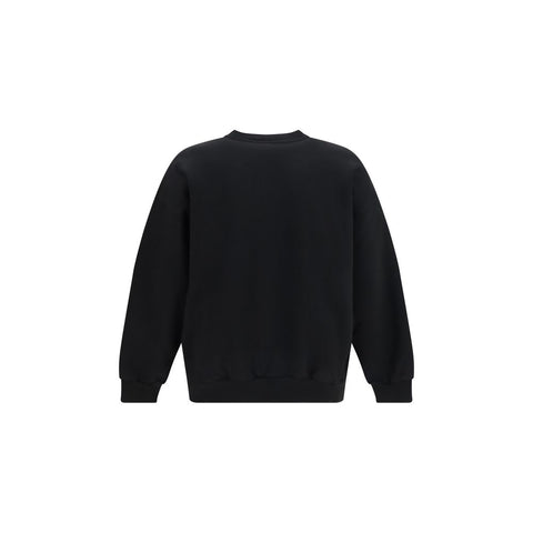 Black Cotton Sweatshirt