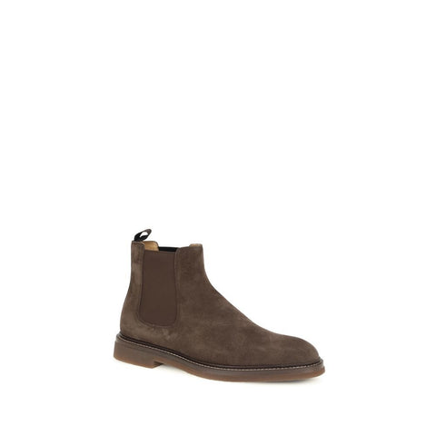 Brown Calf Leather Bos Taurus Chelsea Boots