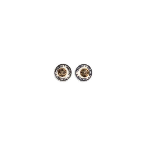Gray Brass Earrings