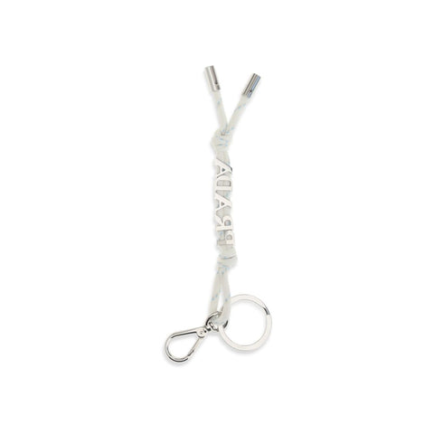 White Recycled Polyamide Keychain
