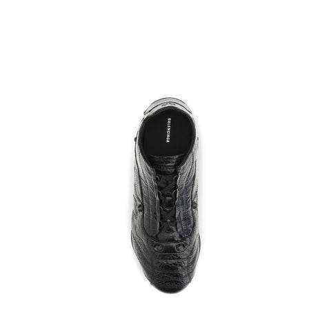 Black Calf Leather Bos Taurus Athletic Sneakers
