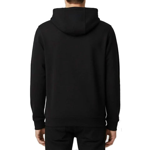 Black Cotton Hoodie