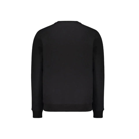 Black Cotton Sweatshirt