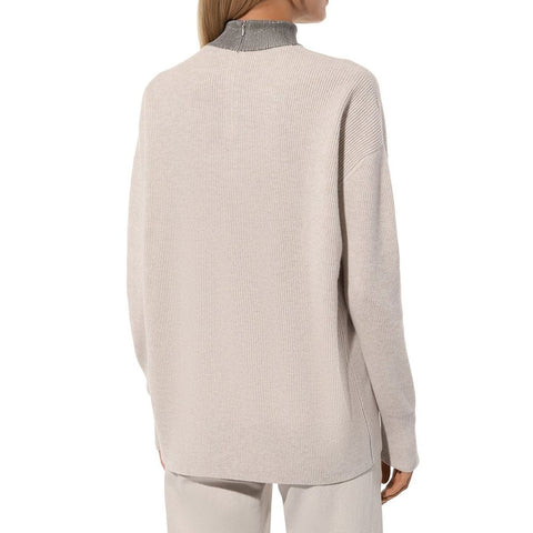 Beige Cashmere Sweater