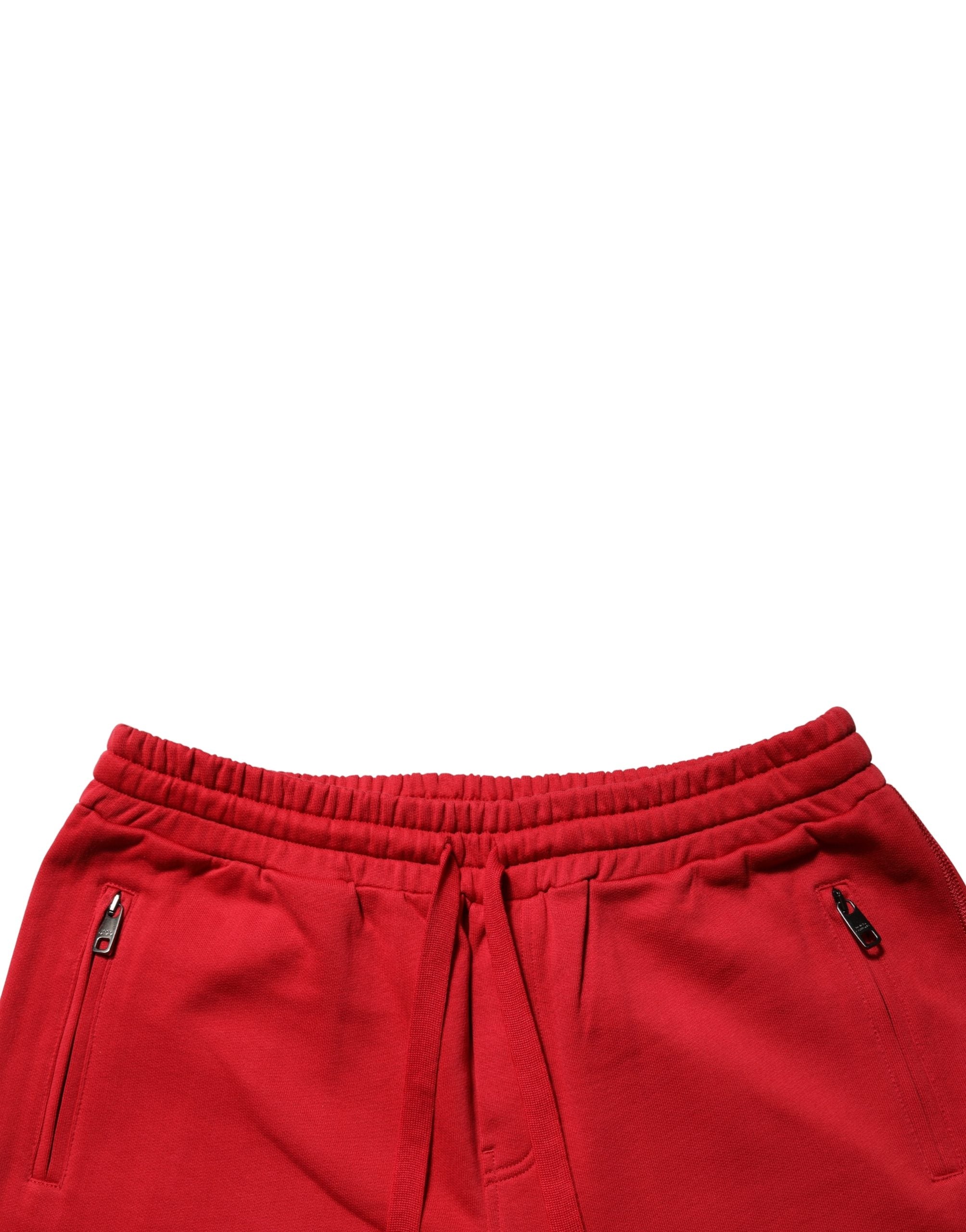 Red DG Logo Cotton Jogger Men Sweatpants Pants