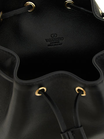 Black Lamb Leather Crossbody Bag
