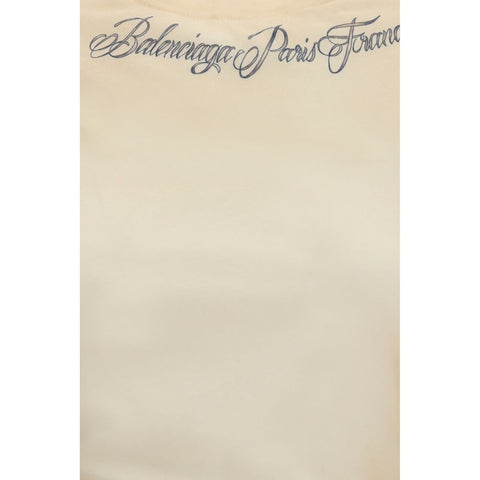 Beige Cotton T-Shirt