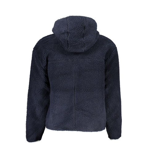 Blue Polyester Men's Jacket