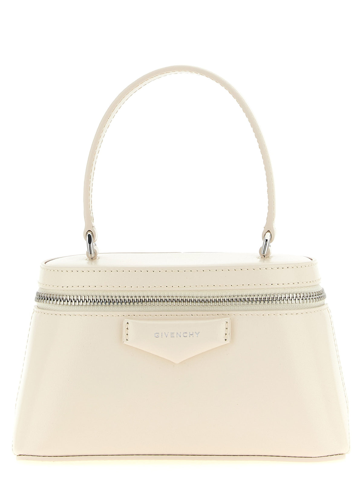 White Leather Crossbody Bag