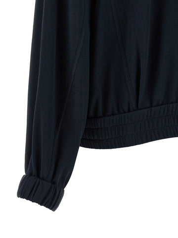 Blue Cotton Bomber
