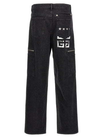 Black Cotton Jeans Denim