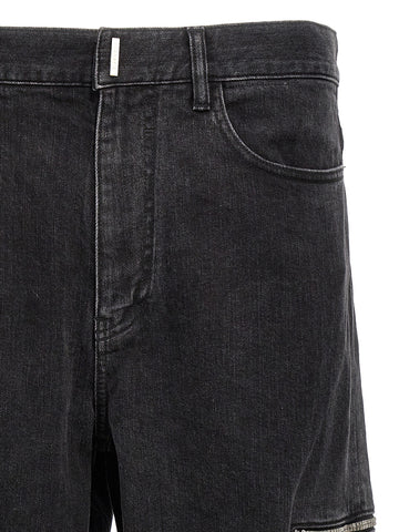 Black Cotton Jeans Denim