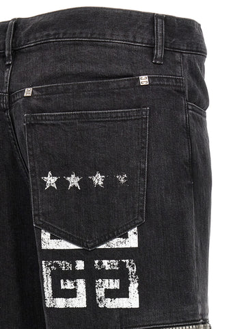 Black Cotton Jeans Denim