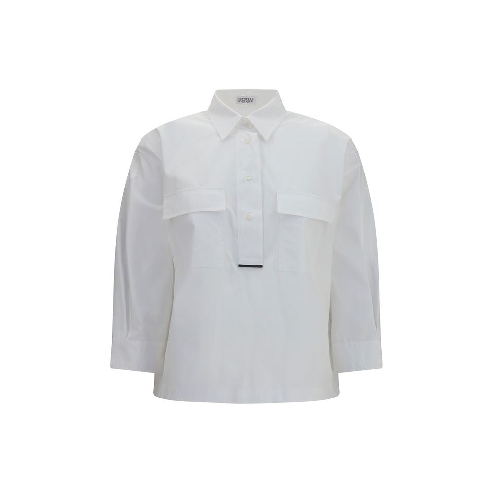 White Cotton Dress Shirt