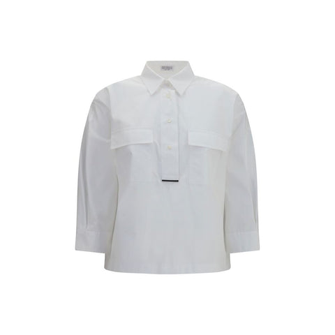 White Cotton Dress Shirt