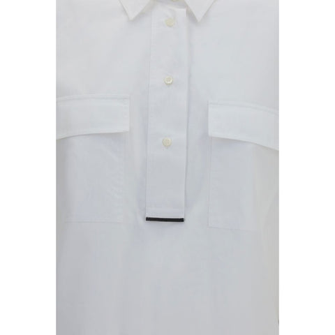 White Cotton Dress Shirt