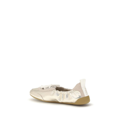 Silver Calf Leather Bos Taurus Sneakers