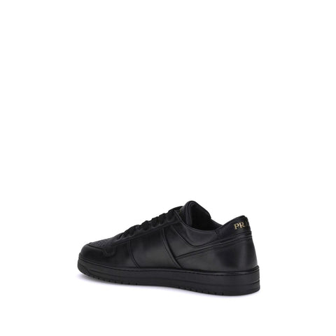Black Calf Leather Bos Taurus Low Top Sneakers