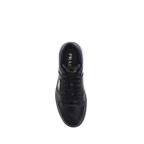 Black Calf Leather Bos Taurus Low Top Sneakers
