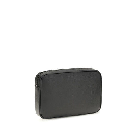 Black Calf Leather Bos Taurus Handbag