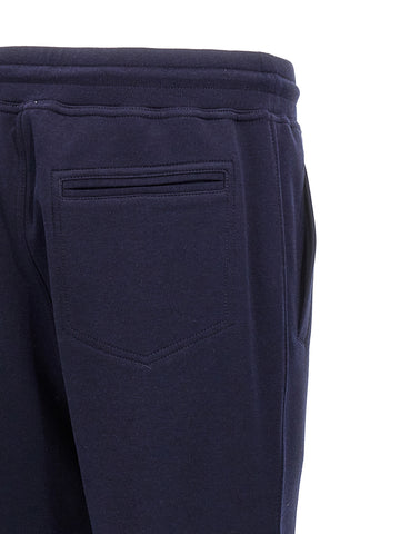 Blue Cotton Joggers (Workout Pants)