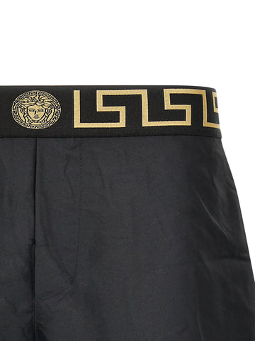 Multicolor Polyester Swim Shorts