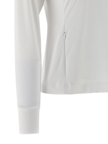 White Polyamide Cardigan