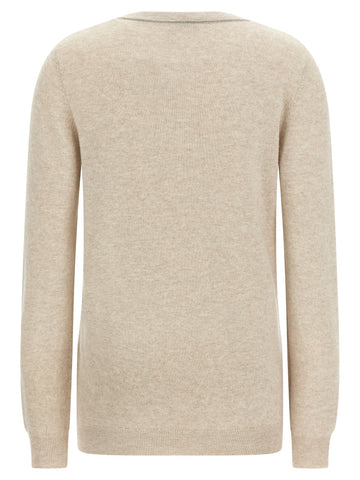 Beige Cashmere Cardigan