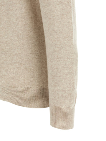 Beige Cashmere Cardigan