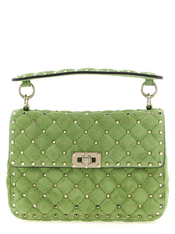 Bicolor Calfskin Shoulder Bag