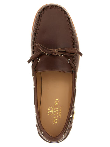 Brown Buffalo Leather Moccassin