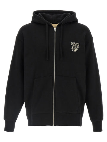 Black Cotton Sweatshirt