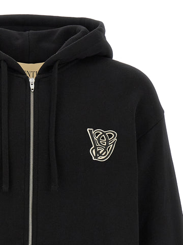 Black Cotton Sweatshirt