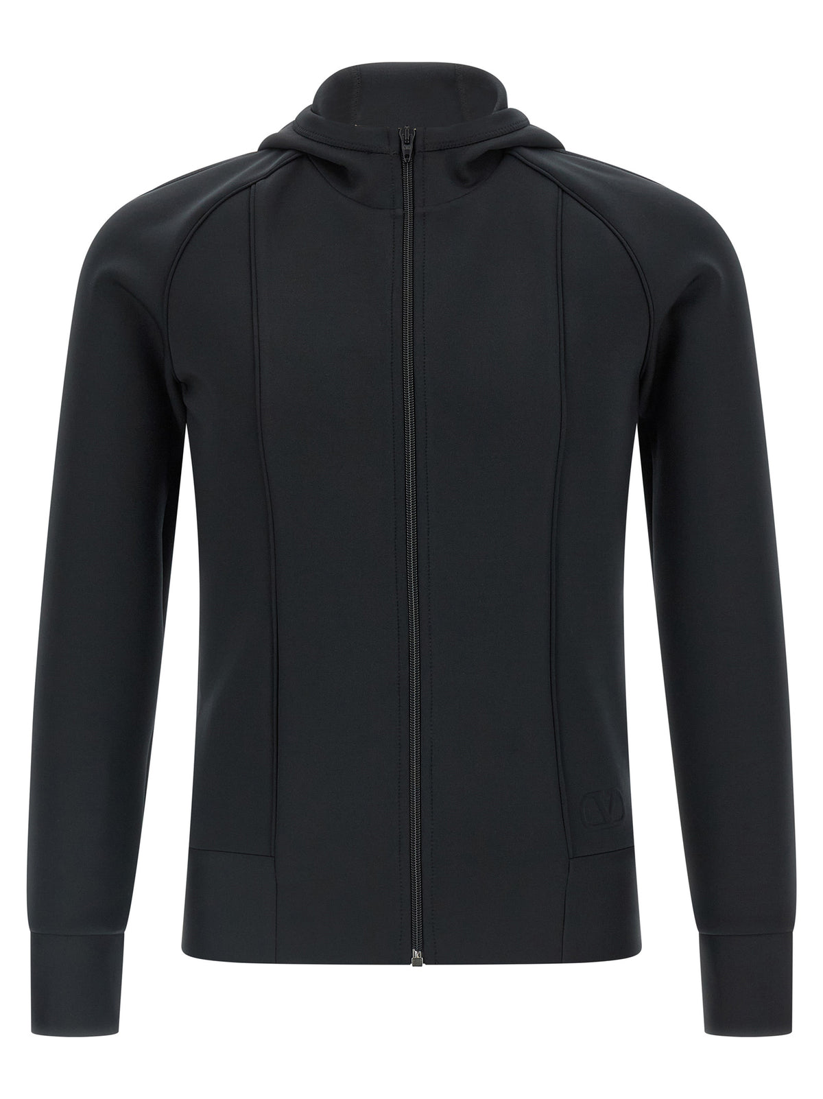 Black Polyester Sweatshirt